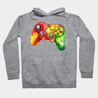 Watercolor Juneteenth Gamepad Hoodie